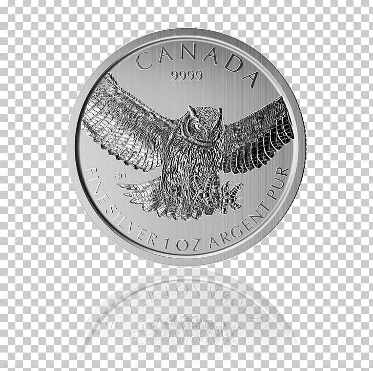 Silver Coin Silver Coin Great Horned Owl PNG, Clipart, Bird Of Prey, Brand, Bullion, Bullion Coin, Coin Free PNG Download