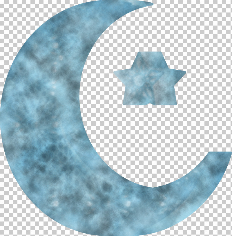 Star And Crescent Ramadan Kareem PNG, Clipart, Aqua, Astronomical Object, Blue, Circle, Crescent Free PNG Download