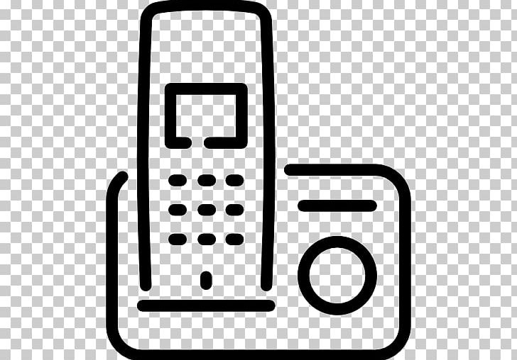 Cordless Telephone Digital Enhanced Cordless Telecommunications Computer Icons Telephone Call PNG, Clipart, Answering Machines, Black, Black And White, Communication, Corded Phone Free PNG Download