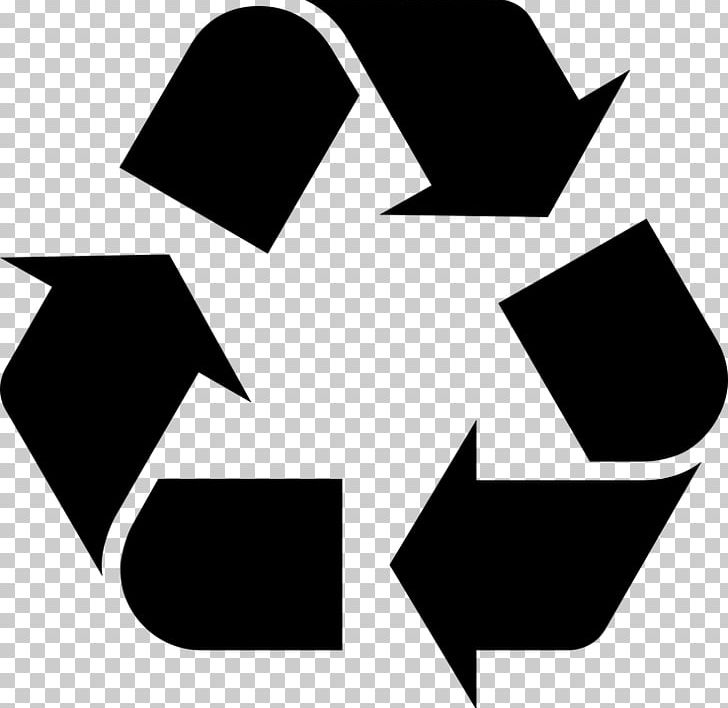 Recycling Symbol Computer Icons Waste PNG, Clipart, Angle, Black, Black And White, Brand, Circle Free PNG Download