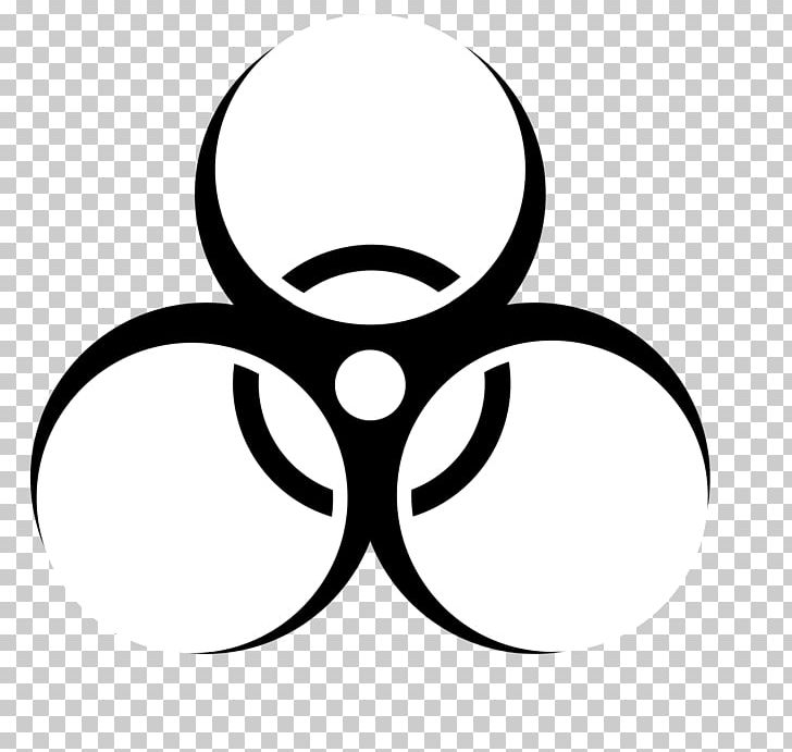 Biological Hazard Symbol Scalable Graphics PNG, Clipart, Artwork, Biological Hazard, Black And White, Circle, Computer Icons Free PNG Download