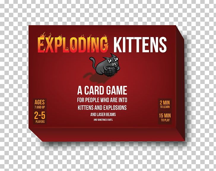 Exploding Kittens Card Game Playing Card PNG, Clipart, Advertising, Animals, Board Game, Brand, Card Game Free PNG Download