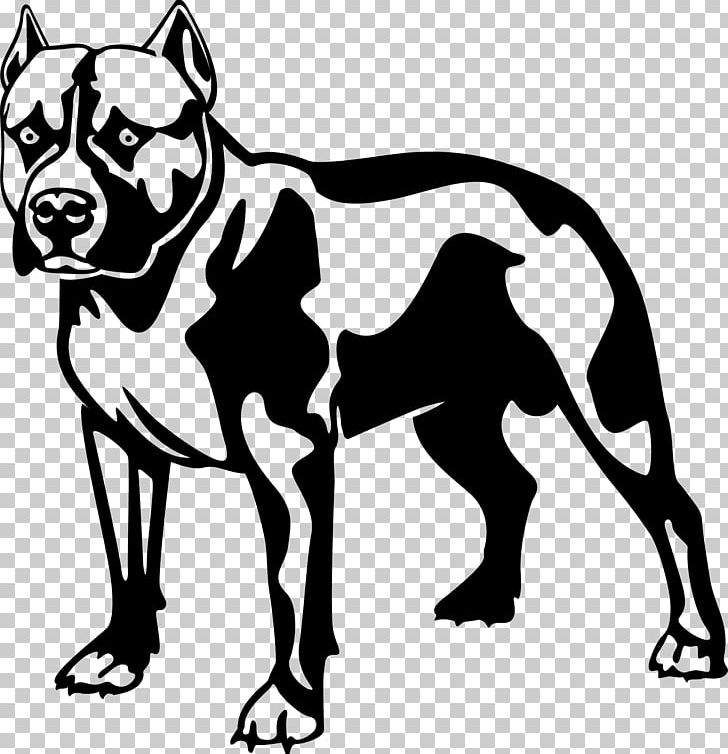 American Pit Bull Terrier Bulldog Staffordshire Bull Terrier PNG, Clipart, American Staffordshire Terrier, Animals, Artwork, Black And White, Bul Free PNG Download