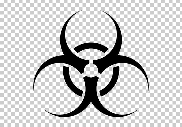 Biological Hazard Symbol PNG, Clipart, Artwork, Biological Hazard, Black And White, Cdr, Circle Free PNG Download