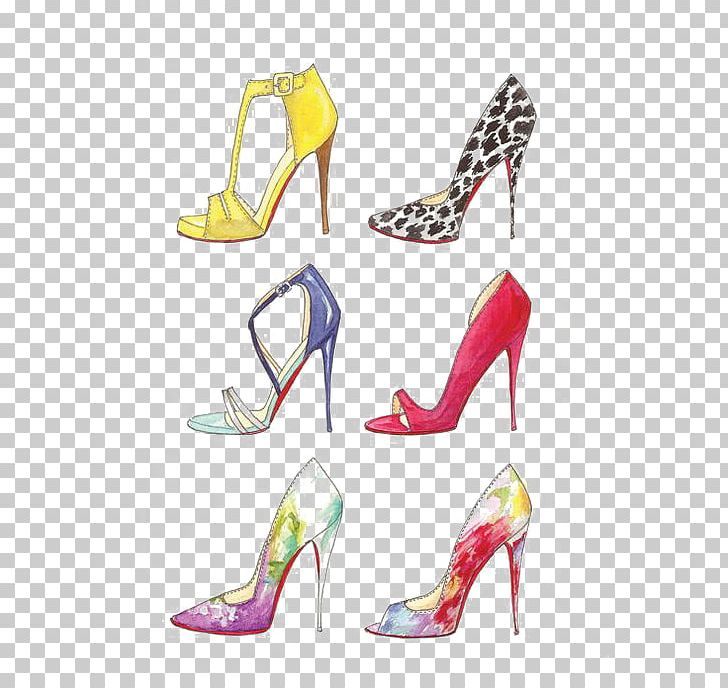 Drawing Shoe Fashion Illustration High-heeled Footwear PNG, Clipart, Accessories, Art, Balloon Cartoon, Basic Pump, Boy Cartoon Free PNG Download