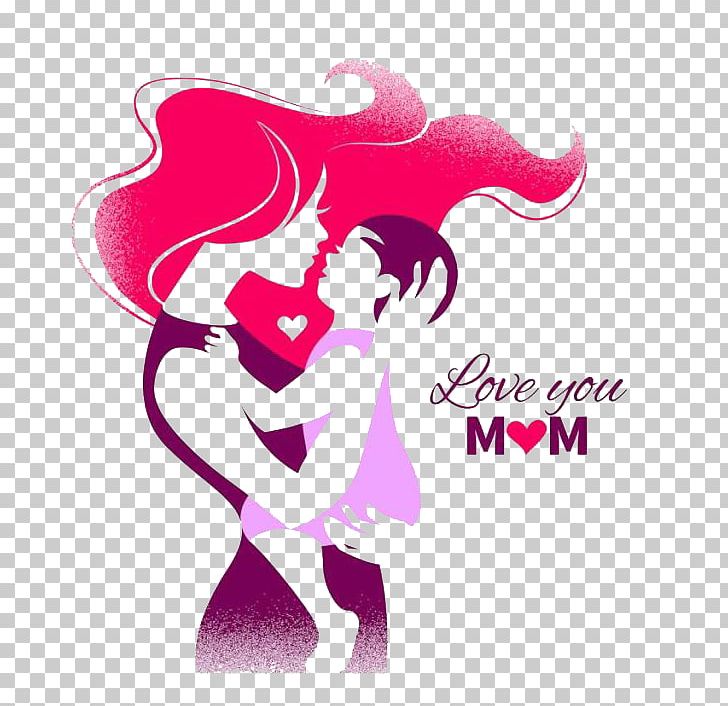Mother's Day Silhouette PNG, Clipart, Child, Day, Design, Fictional Character, Handpainted Free PNG Download