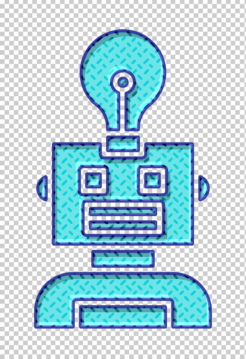 Robot Icon Robots Icon Idea Icon PNG, Clipart, Aqua, Electric Blue, Idea Icon, Line, Robot Icon Free PNG Download