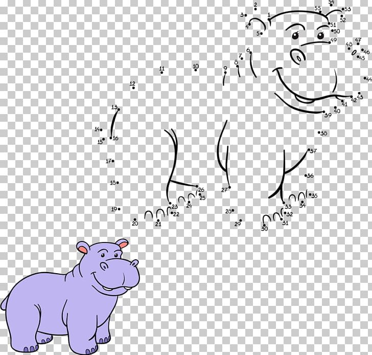 Hippopotamus Rhinoceros Connect The Dots Illustration PNG, Clipart, Animal, Animals, Carnivoran, Cartoon Arms, Cartoon Character Free PNG Download
