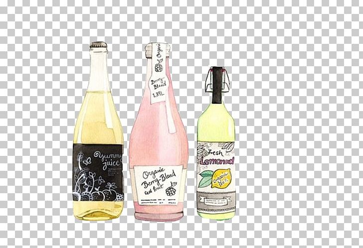 Watercolor Painting Printing Drawing Printmaking PNG, Clipart, Beer Bottle, Bottle, Bottles, Canvas Print, Distilled Beverage Free PNG Download