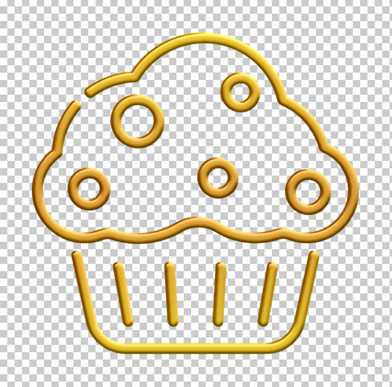 Desserts And Candies Icon Cup Cake Icon Muffin Icon PNG, Clipart, Cup Cake Icon, Desserts And Candies Icon, Muffin Icon, Smile, Yellow Free PNG Download