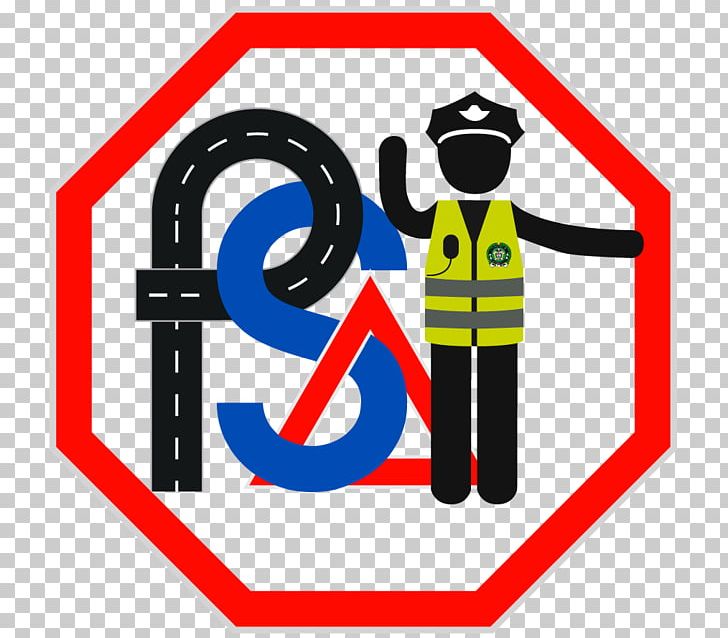 safety on the road clipart graphic