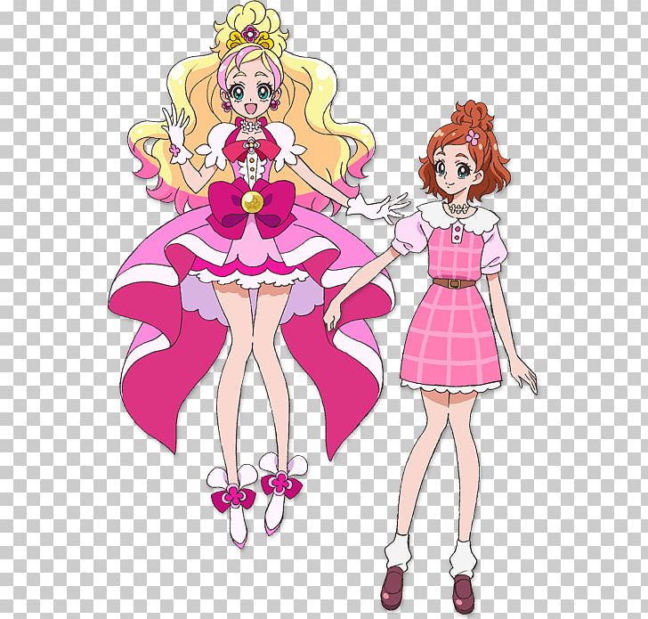 Cure Flora Pretty Cure Hibiki Hojo Tsubomi Hanasaki Character PNG, Clipart, Anime, Cartoon, Cure Flora, Doll, Fashion Illustration Free PNG Download