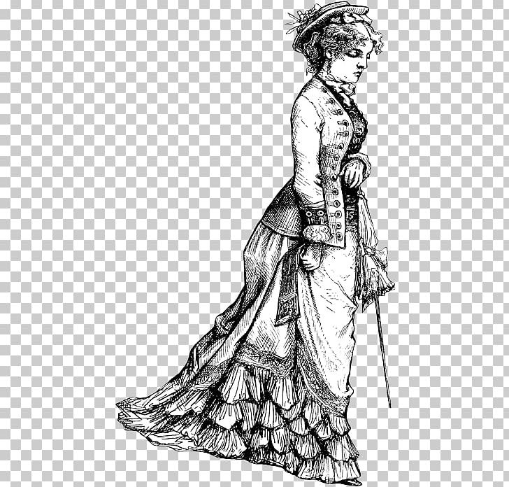 Gown Drawing Line Art Sketch PNG, Clipart, Art, Artwork, Black And White, Character, Clothing Free PNG Download