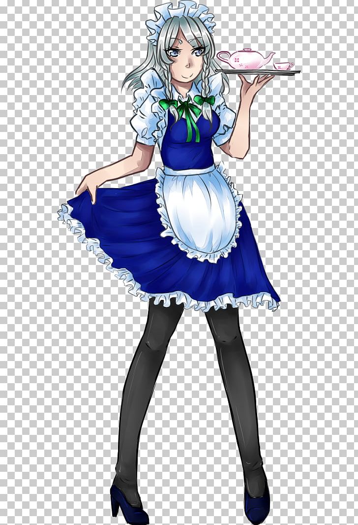 Sakuya Izayoi Touhou Project Drawing Costume Design PNG, Clipart, Anime, Clock, Clothing, Costume, Costume Design Free PNG Download