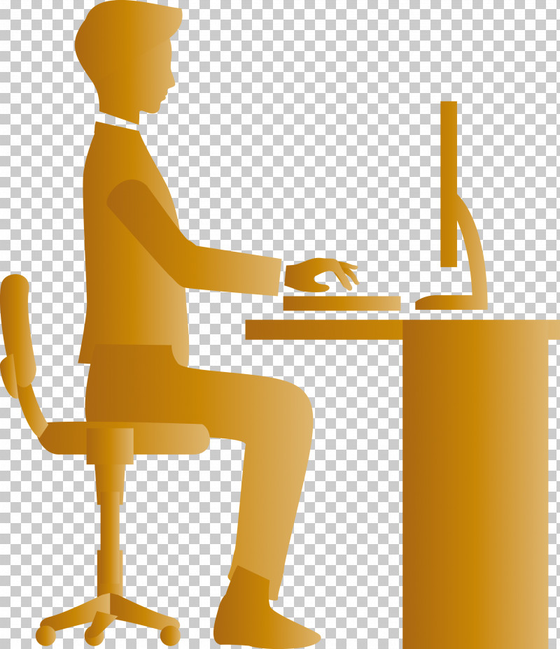 Deskwork Working PNG, Clipart, Chair, Computer Monitor, Desk, Desktop Computer, Foot Free PNG Download