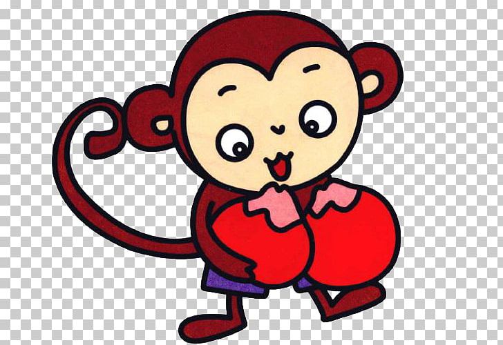 Sun Wukong Monkey Stroke Peach PNG, Clipart, Animal, Animals, Animation, Art, Artwork Free PNG Download