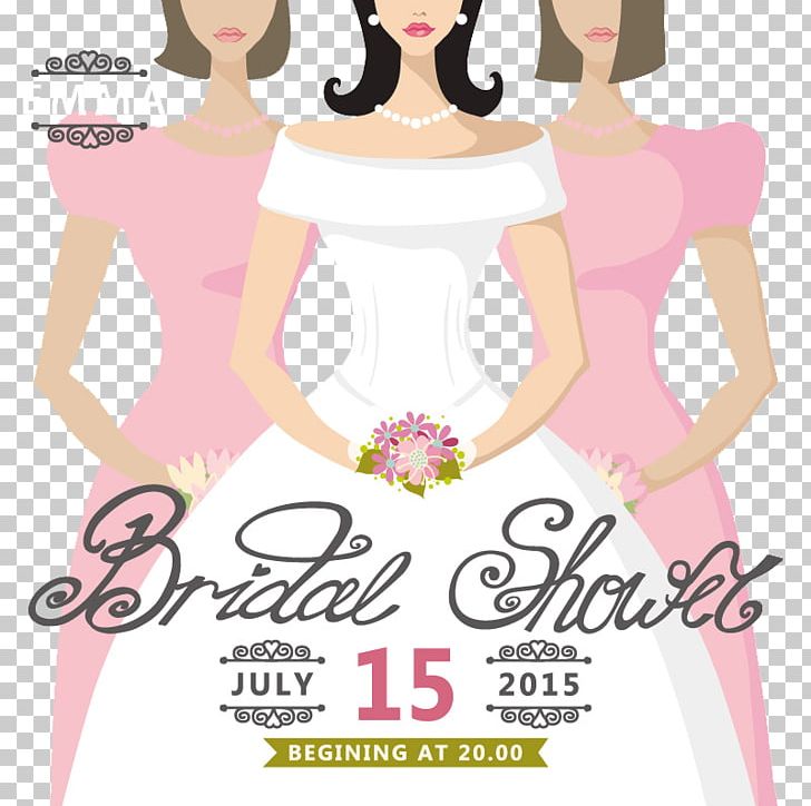 Wedding Invitation Bride Bridal Shower PNG, Clipart, Cartoon Character, Cartoon Eyes, Clip Art, Design, Fashion Design Free PNG Download