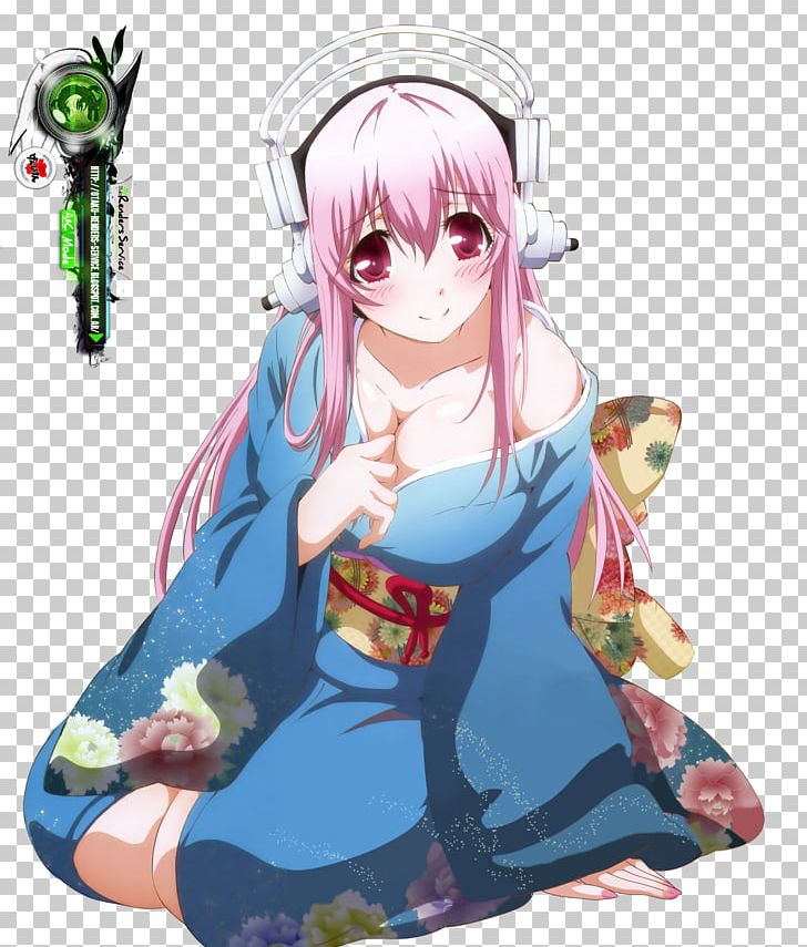 Super Sonico Anime Outbreak Company Animation Cosplay PNG, Clipart, Anime, Artwork, Black Hair, Blush Floral, Cartoon Free PNG Download