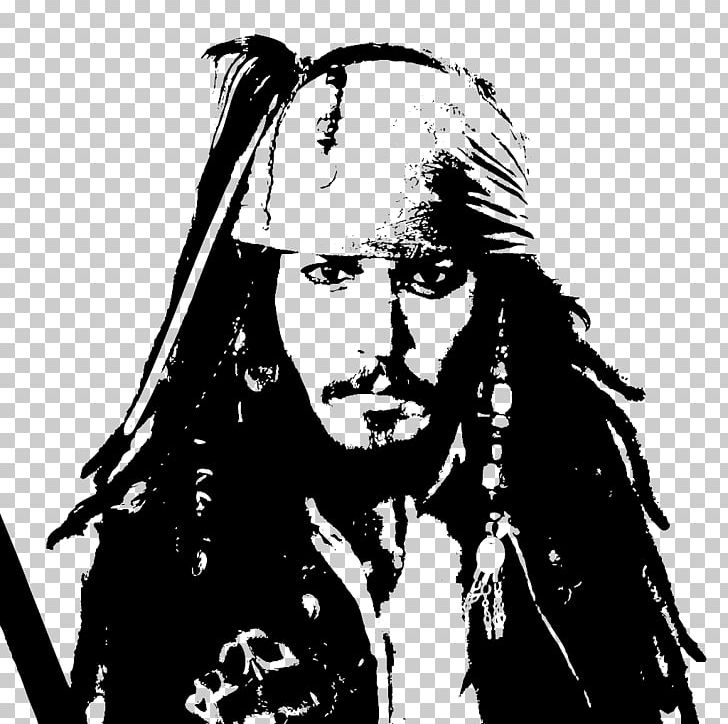 Jack Sparrow Pirates Of The Caribbean: The Curse Of The Black Pearl List Of Pirates Of The Caribbean Characters PNG, Clipart, Art, Black Pearl, Fictional Character, Monochrome, Painting Free PNG Download