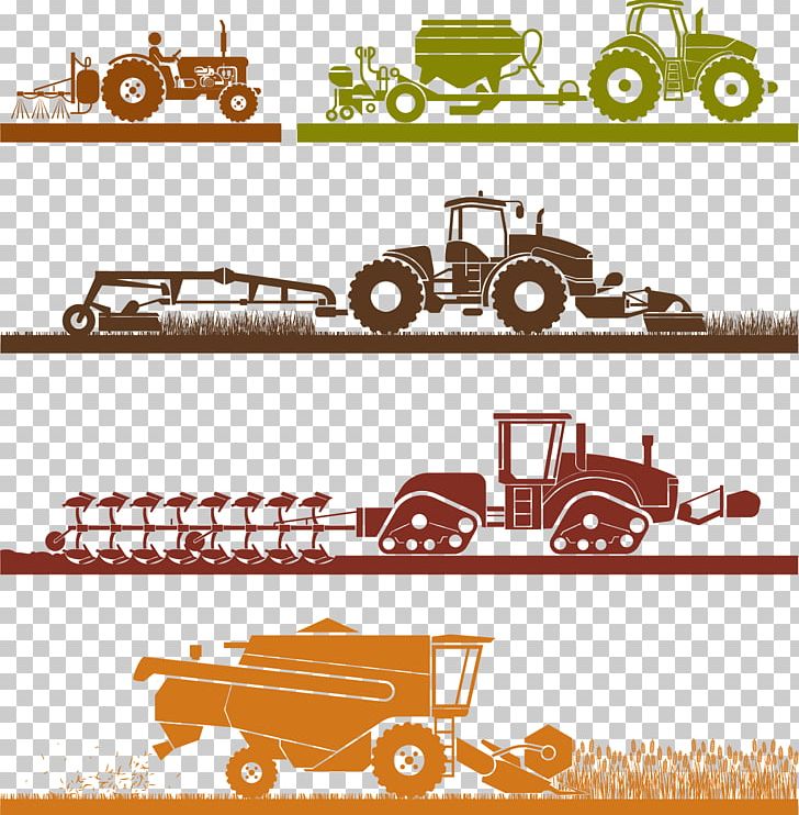 Mechanised Agriculture Agricultural Machinery Mechanization Combine Harvester PNG, Clipart, Agriculture, Area, Brand, Clip Art, Color Tractor Free PNG Download