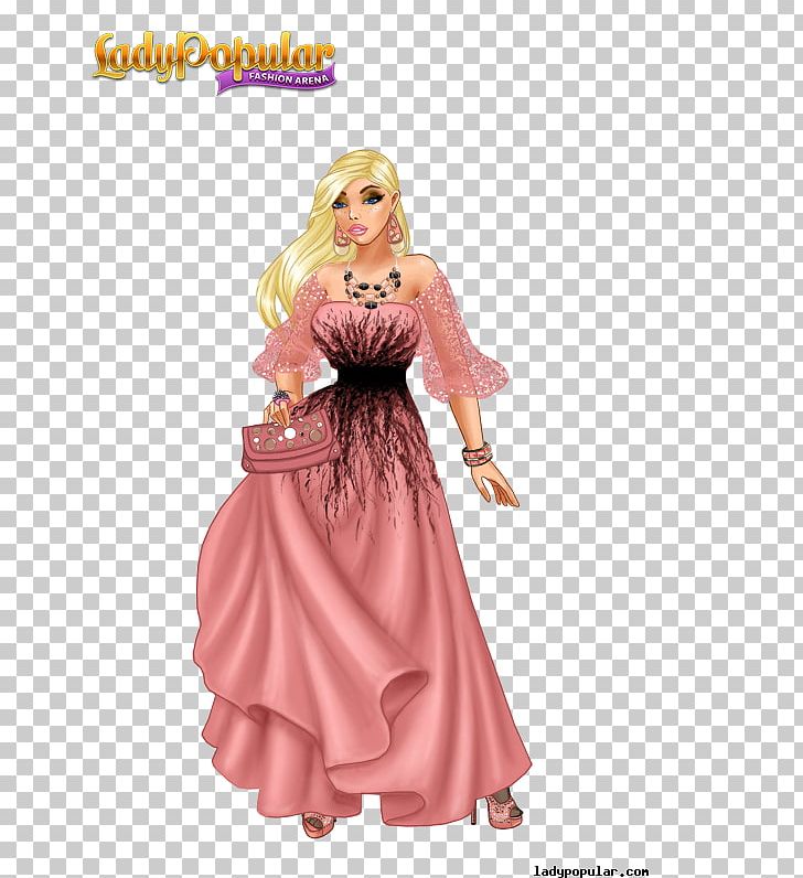 Lady Popular Dress Fashion Pin Ball Gown PNG, Clipart, Ball Gown, Barbie, Clothing, Costume, Doll Free PNG Download