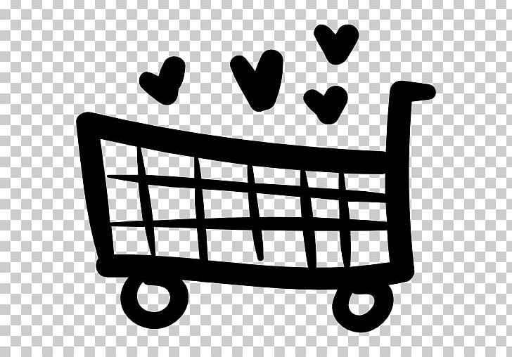 Shopping Cart Computer Icons Online Shopping Heart PNG, Clipart, Area, Black And White, Cart, Computer Icons, Desktop Wallpaper Free PNG Download