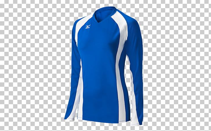 T-shirt Volleyball Mizuno Corporation Jersey Sleeve PNG, Clipart, Active Shirt, Asics, Blue, Clothing, Cobalt Blue Free PNG Download