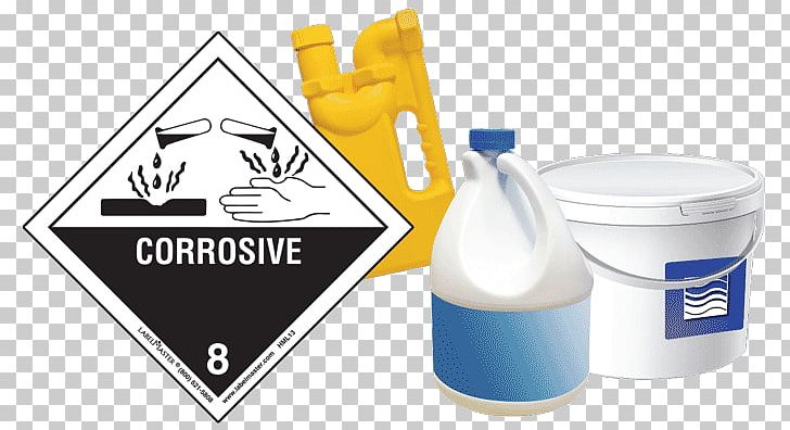 HAZMAT Class 8 Corrosive Substances Dangerous Goods UN Number Label PNG, Clipart, Adhesive, Brand, Corrosion, Corrosive Substance, Dangerous Goods Free PNG Download