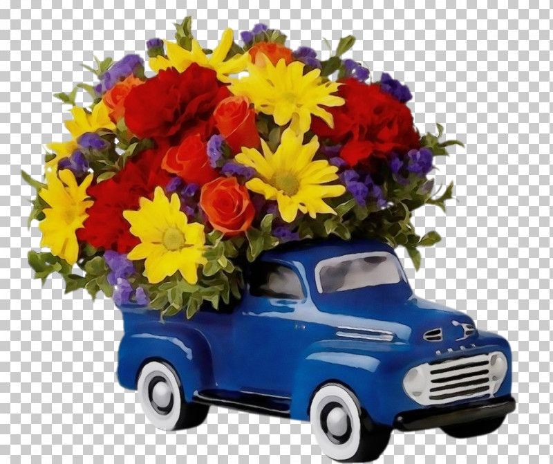 Blue Car Vehicle Yellow Bouquet PNG, Clipart, Blue, Bouquet, Car, Classic Car, Flower Free PNG Download