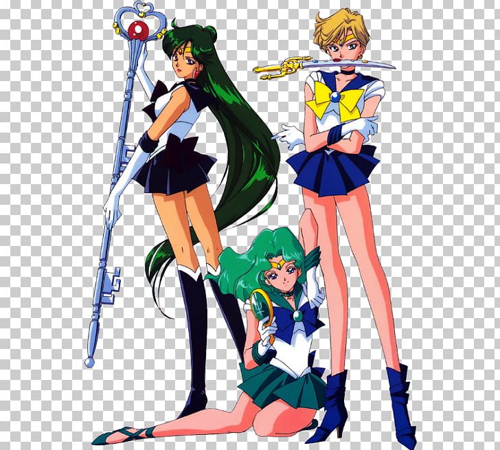 Sailor Uranus Sailor Neptune Sailor Pluto Sailor Moon Sailor Saturn PNG, Clipart, Action Figure, Anime, Cartoon, Chibiusa, Clothing Free PNG Download