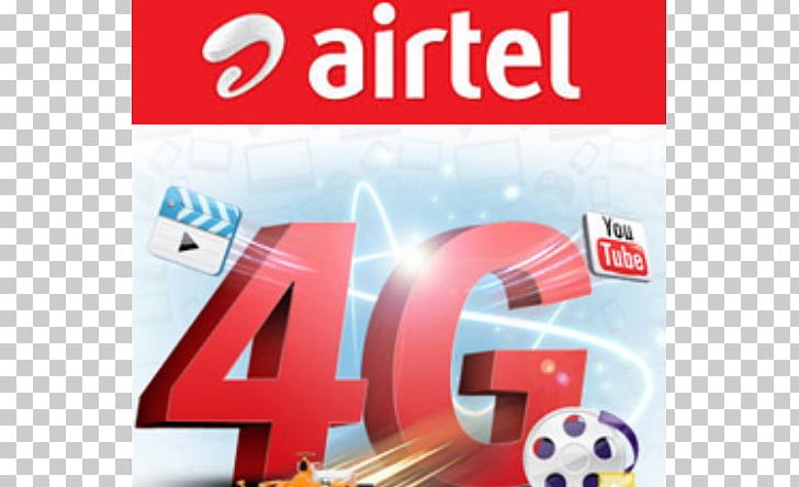 Bharti Airtel Telecommunication 4G 3G Subscriber Identity Module PNG, Clipart, 4 G, Advertising, Banner, Bharti Airtel, Brand Free PNG Download