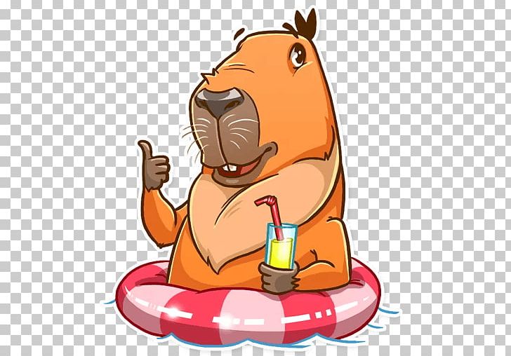 Capybara Sticker Telegram PNG, Clipart, Autocad Dxf, Canidae, Capybara, Carnivoran, Cartoon Free PNG Download