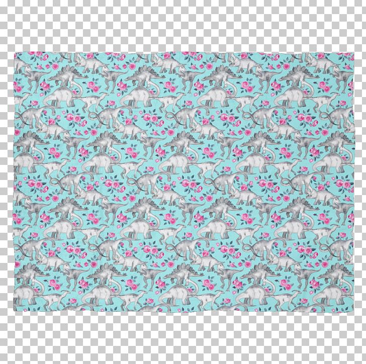 Dinosaur Blanket Rectangle Turquoise Towel PNG, Clipart, Aqua, Blanket, Blue, Carpet, Crochet Free PNG Download