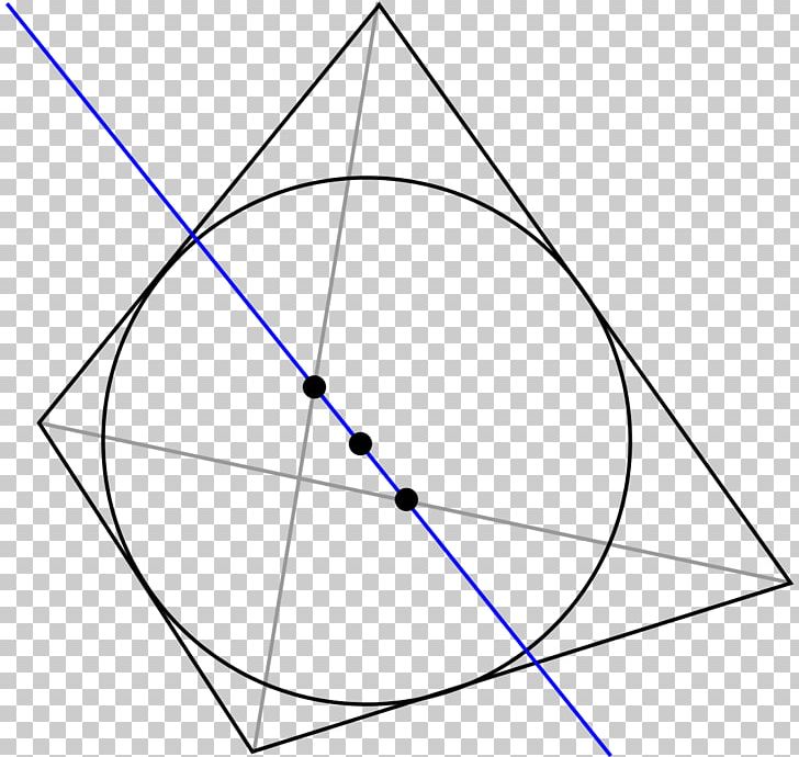 Newtonov Izrek Mathematics Line Triangle Theorem PNG, Clipart, Angle, Area, Circle, Diagonal, Diagram Free PNG Download