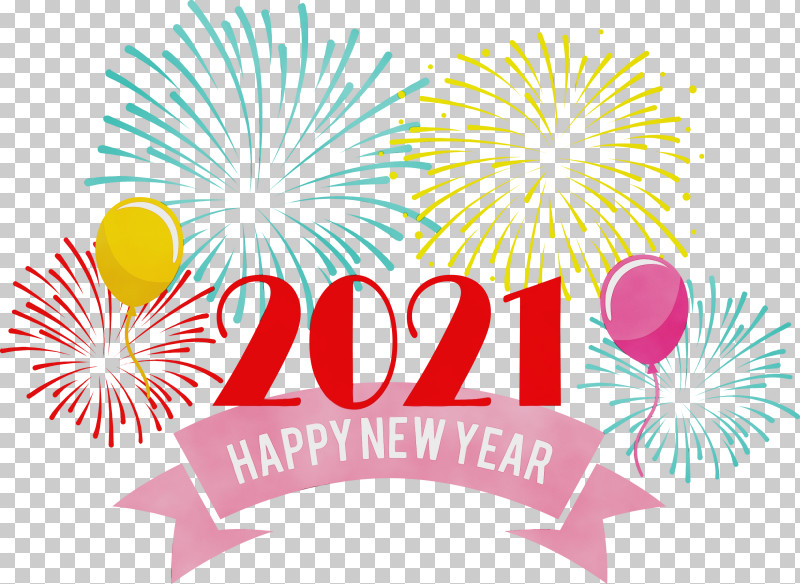 New Year PNG, Clipart, 2021 Happy New Year, Flower, Happy New Year, Happy New Year 2021, Line Free PNG Download