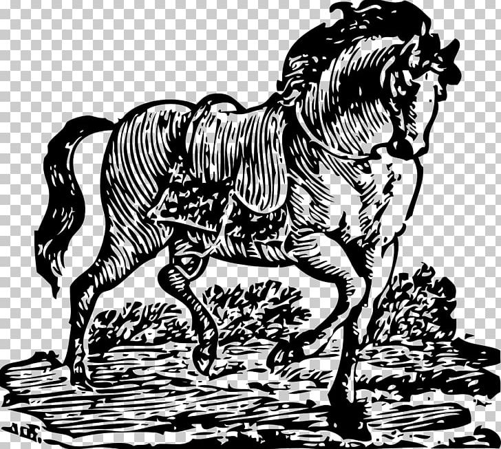Horse Woodcut PNG, Clipart, Animals, Big Cats, Black And White, Cat Like Mammal, Computer Icons Free PNG Download