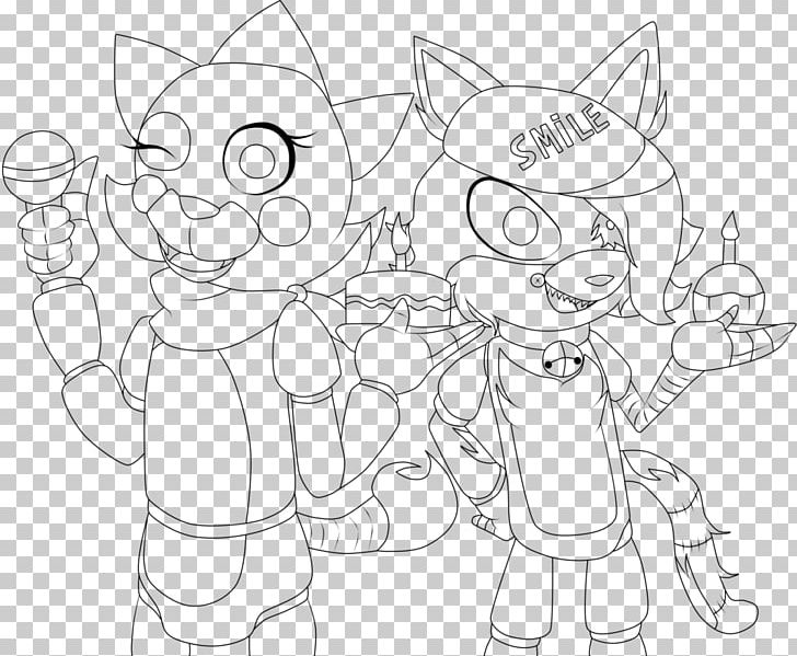 Five Nights At Freddy's 2 Five Nights At Freddy's: Sister Location Five Nights At Freddy's 4 Line Art PNG, Clipart, Angle, Arm, Art, Artwork, Black Free PNG Download
