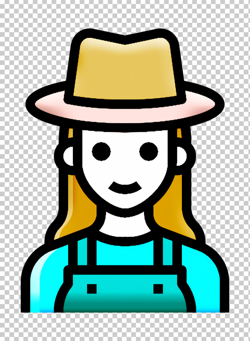 Gardener Icon Occupation Woman Icon Farm Icon PNG, Clipart, Cartoon, Clothing, Costume Hat, Farm Icon, Gardener Icon Free PNG Download