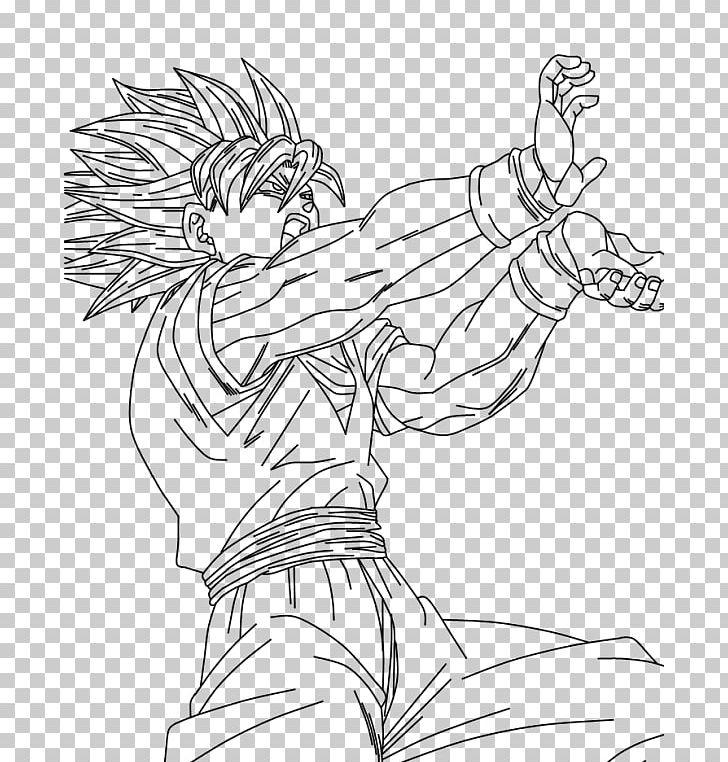 Goku Vegeta Majin Buu Drawing Super Saiya PNG, Clipart, Angle, Arm, Art, Black, Bola De Drac Free PNG Download
