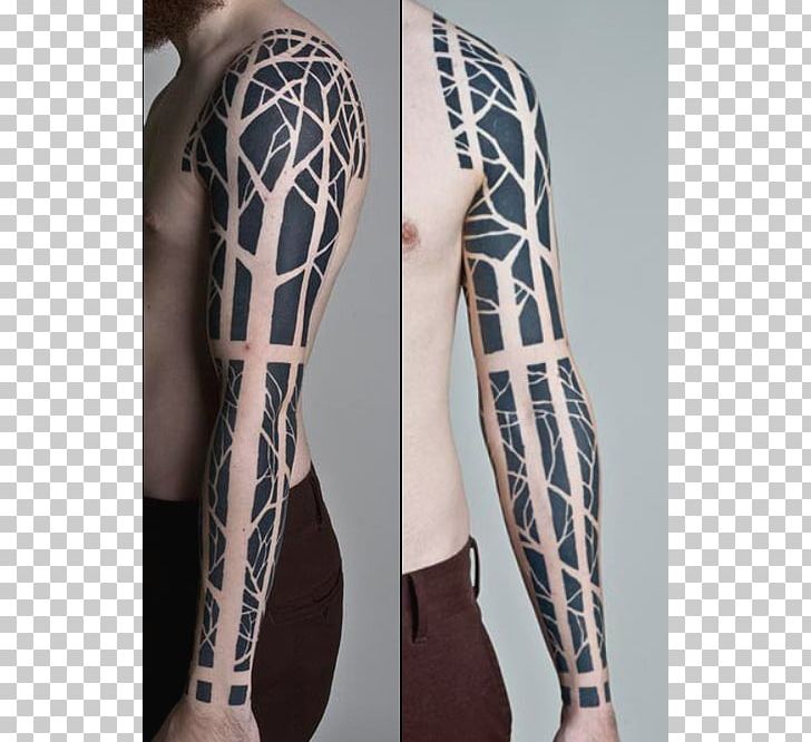 Polynesia Sleeve Tattoo Tattoo Artist PNG, Clipart, Active Undergarment, Arm, Back, Blackandgray, Black Tree Tattoo Free PNG Download