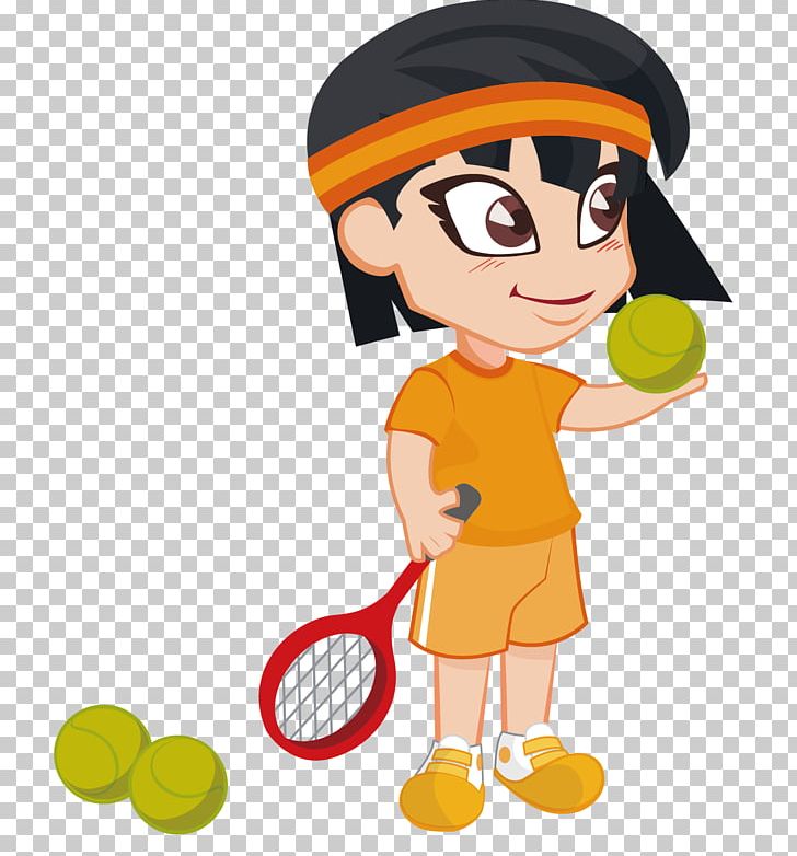 Child Sport Cartoon PNG, Clipart, Area, Art, Boy, Cartoon Tennis Racket, Fictional Character Free PNG Download