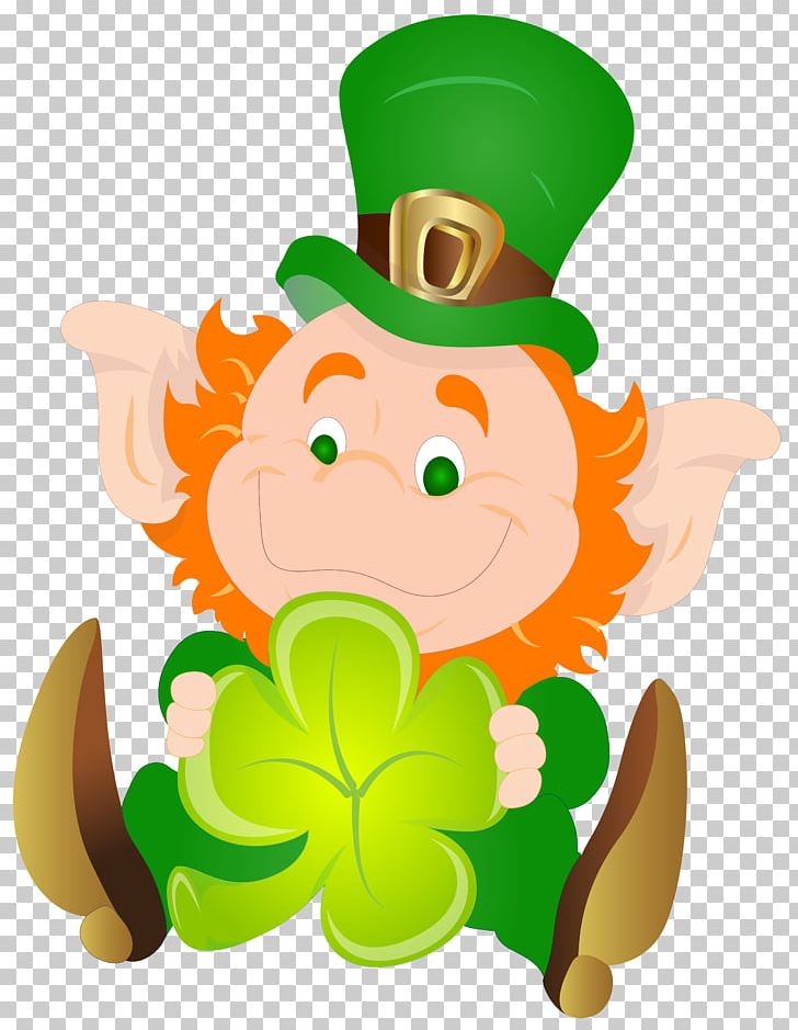 Leprechaun Ireland PNG, Clipart, Cartoon, Clipart, Clover, Fictional Character, Flower Free PNG Download
