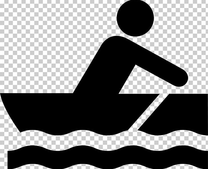 Rowing Computer Icons Boat PNG, Clipart, Area, Artwork, Black And White, Boat, Boating Free PNG Download