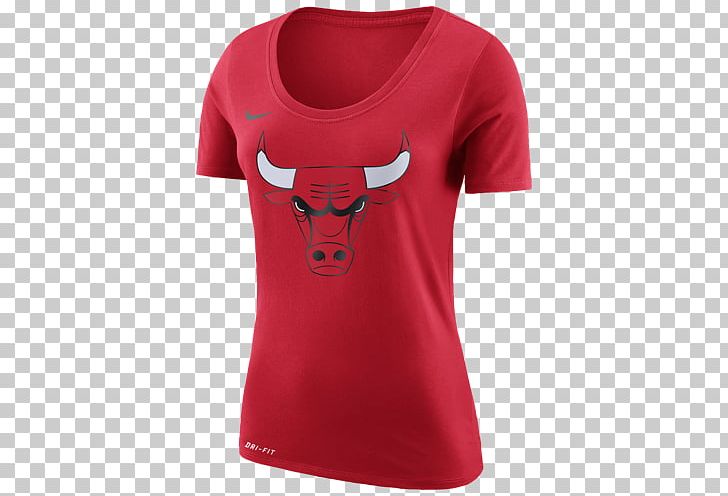 T-shirt Chicago Bulls Sleeve Nike Clothing PNG, Clipart,  Free PNG Download