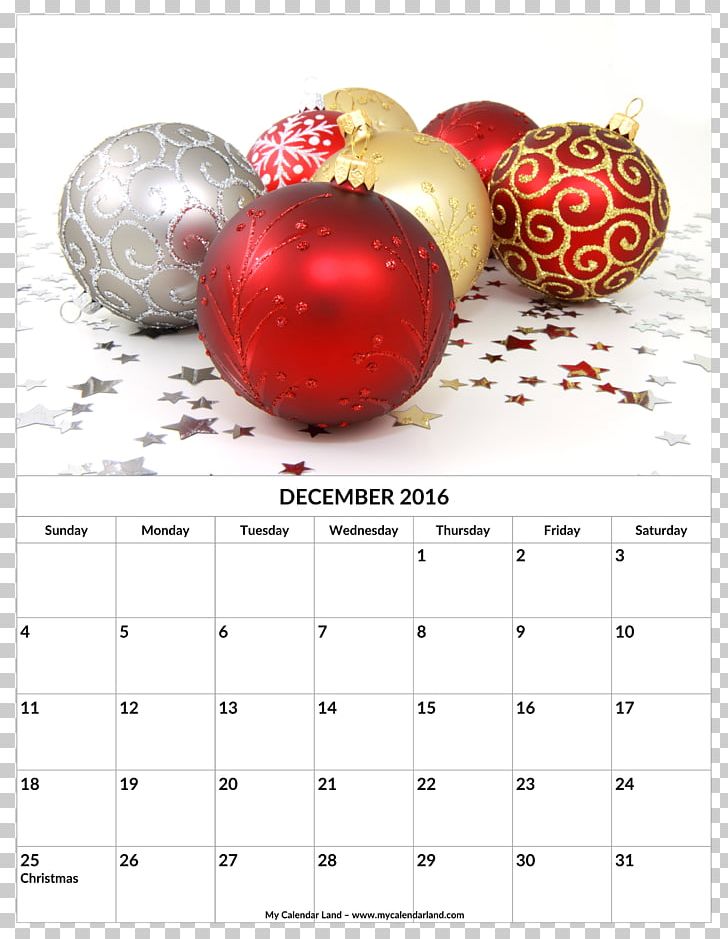 Christmas Decoration Calendar December Holiday PNG, Clipart, 25 December, 2016, 2017, Advent, Advent Calendars Free PNG Download