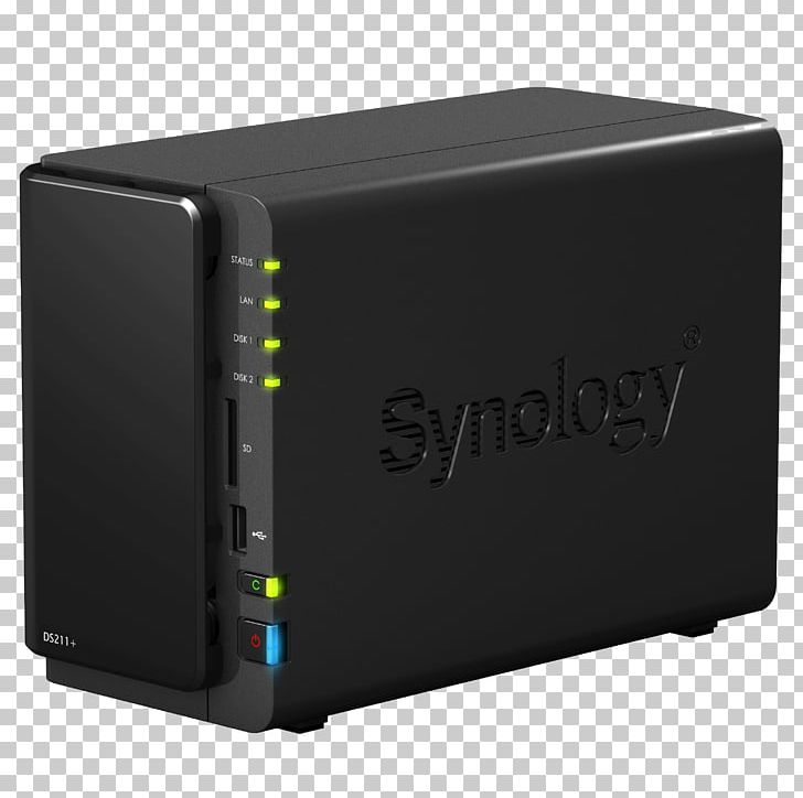 Synology DiskStation DS216+ Network Storage Systems Synology Disk Station DS216+ II Synology Inc. PNG, Clipart, Computer Case, Computer Component, Computer Network, Data Storage, Electronic Device Free PNG Download