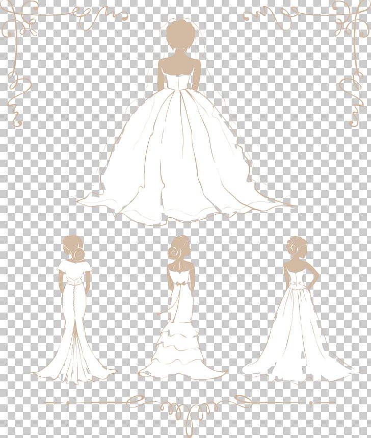 Wedding Dress Bride Drawing PNG, Clipart, Bride And Groom, Bride Groom, Brides, Cartoon, Cartoon Bride And Groom Free PNG Download