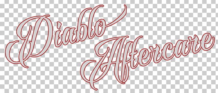 DIABLO AFTERCARE Calligraphy Logo Tattoo Font PNG, Clipart, Art, Brand, Calligraphy, Cream, Greasy Plant Free PNG Download