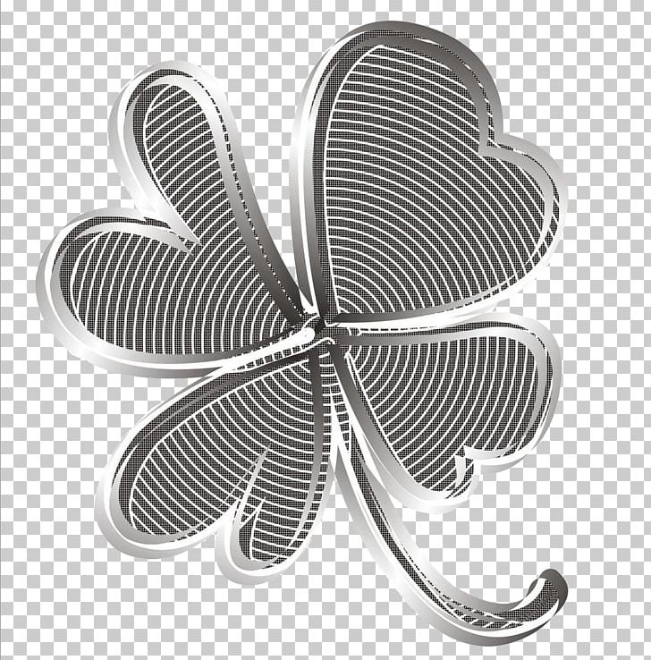 Four-leaf Clover PNG, Clipart, 3d Computer Graphics, Black And White, Black Clover, Clover, Creative Ads Free PNG Download