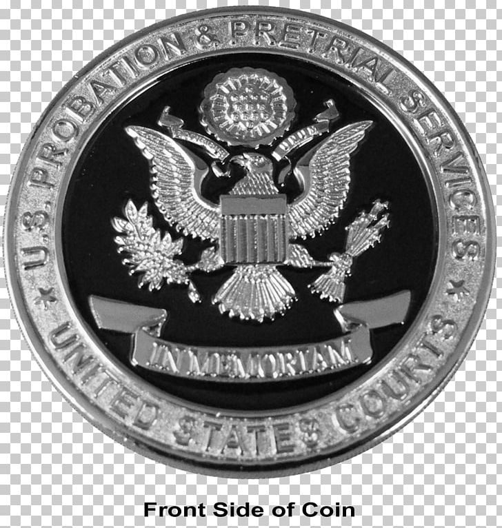 United States Badge U.S. Probation And Pretrial Services System Coin Probation Officer PNG, Clipart, Badge, Coin, Court, Emblem, Metal Free PNG Download